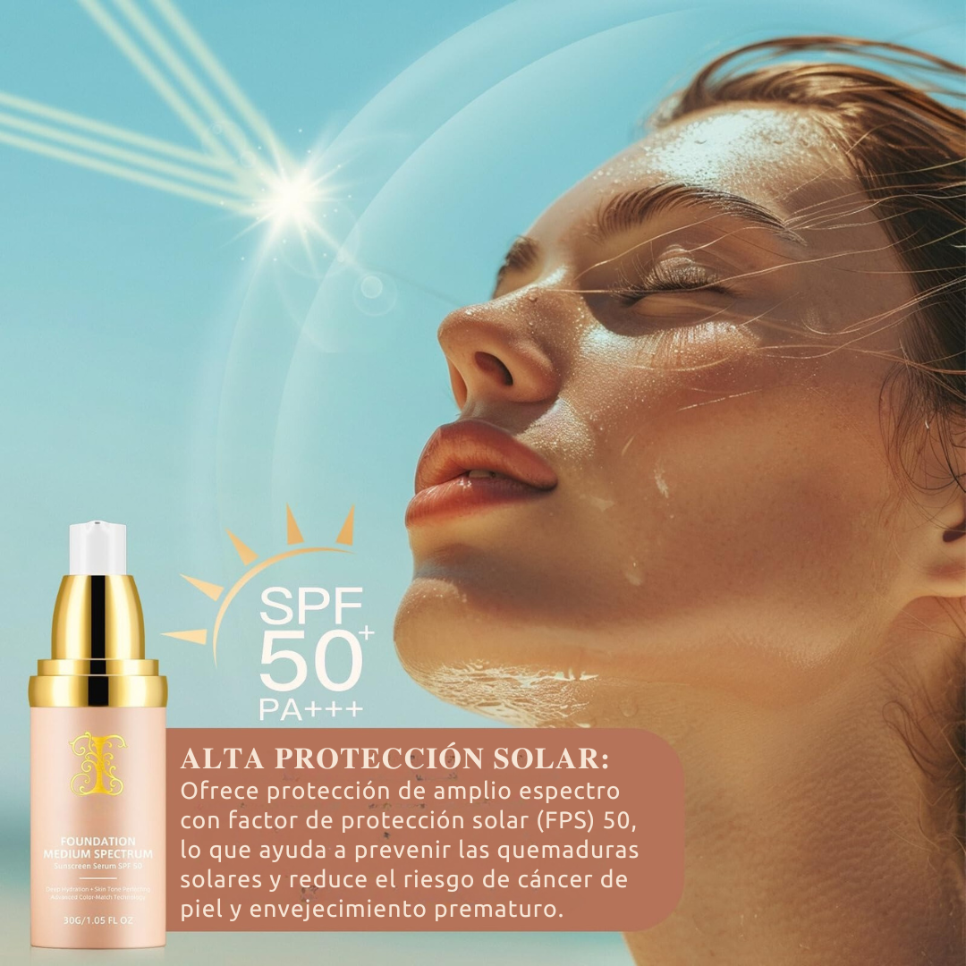 Base Líquida 4 en 1 con SPF 50 para una Piel Perfecta (Oferta 2x1)®