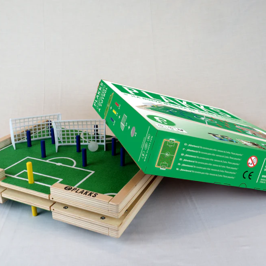 Juego de Mesa de Futbol Plegable y Sostenible