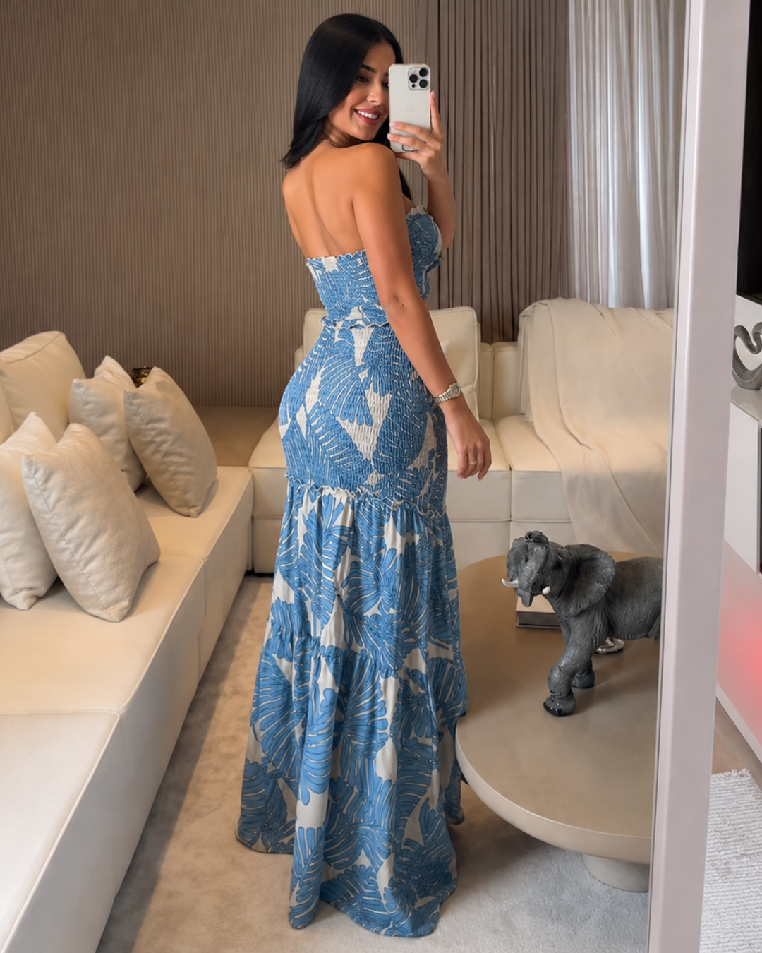 Vestido de Dos Piezas con Estampado Tropical®