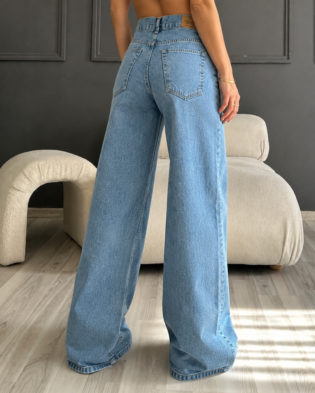 Pantalón Vaquero de Pernera Ancha