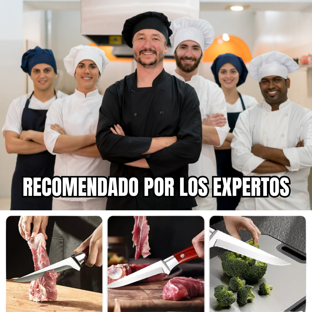 Cuchillo de Chef Premium en Acero de Alto Carbono Forjado con Precisión