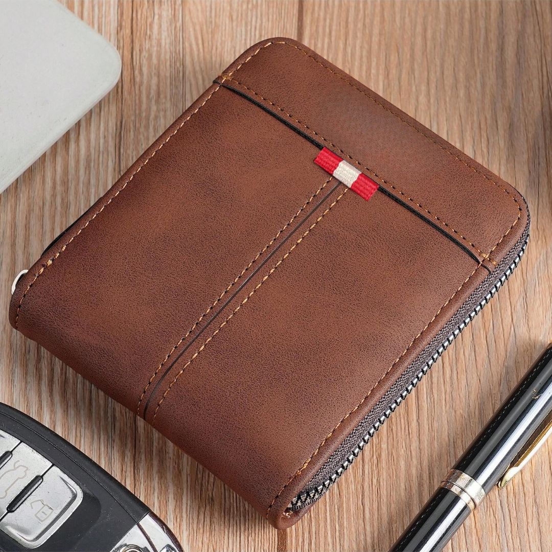 Cartera de Cuero con Protección RFID®