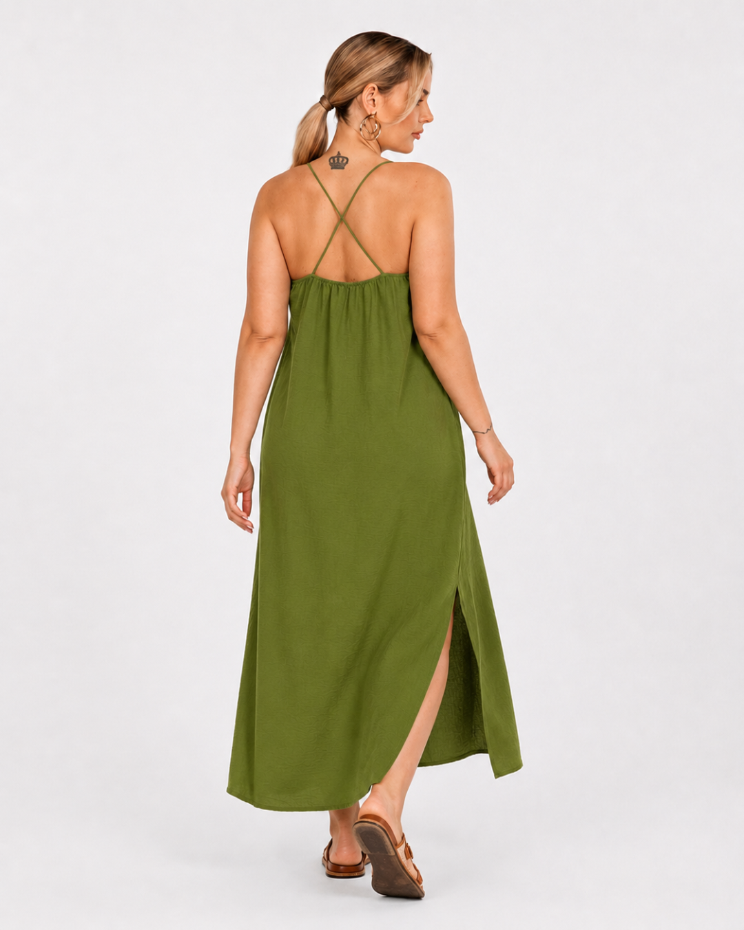 Vestido largo con tirantes®
