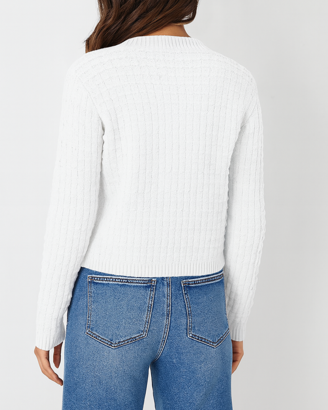 Cardigán de Punto con Botones para Mujer