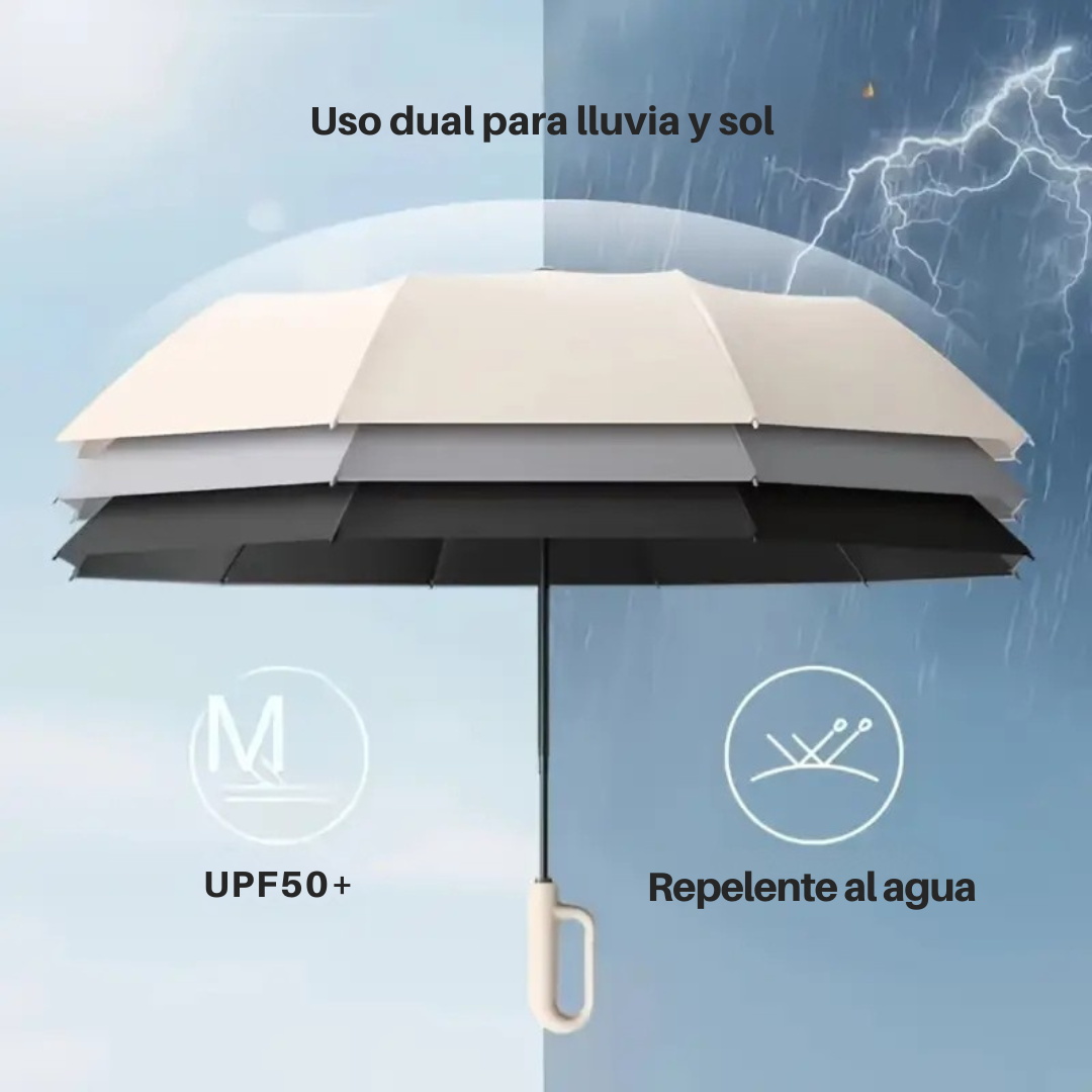 Paraguas automático de 8 varillas