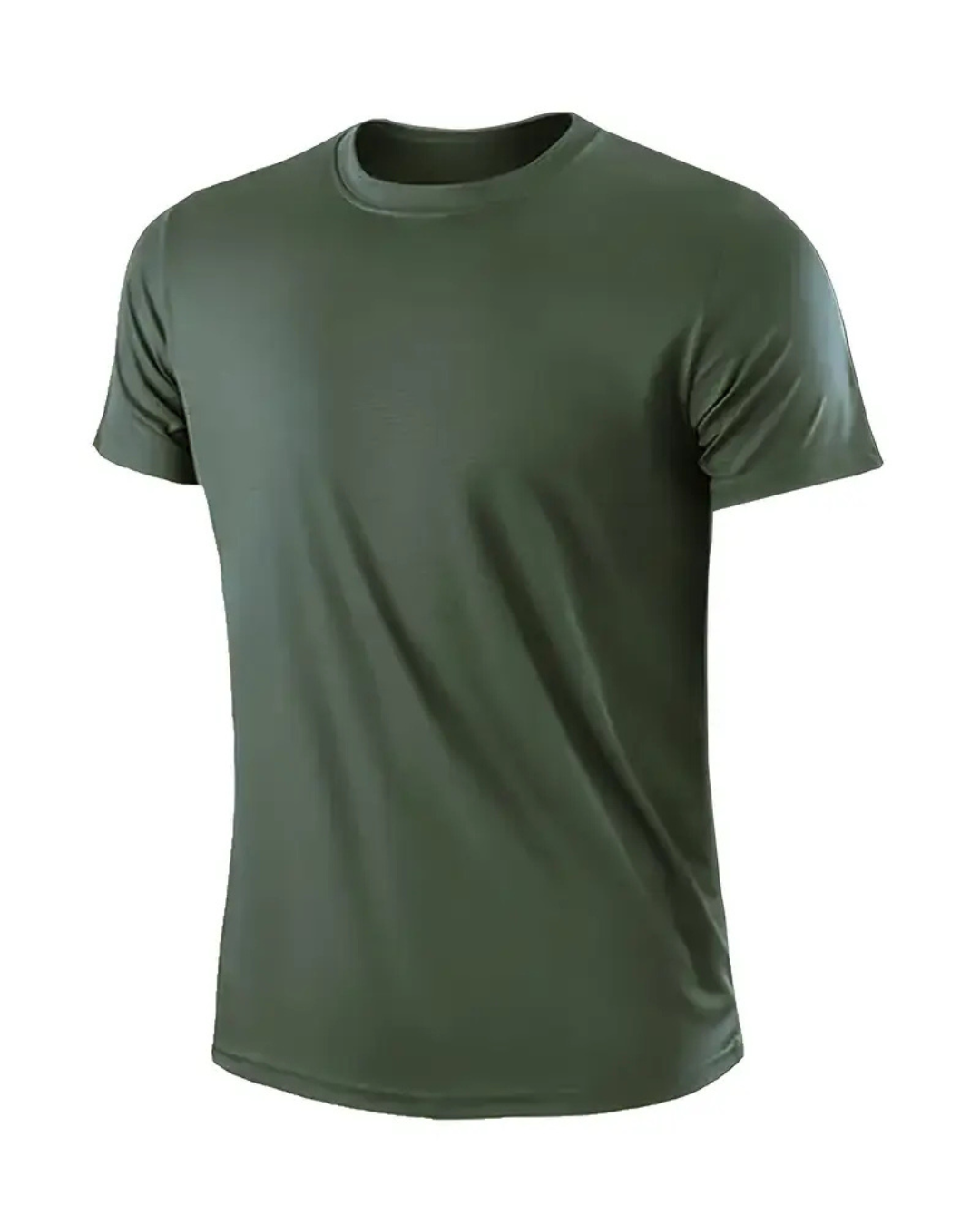 Camiseta de manga corta y cuello redondo para hombre