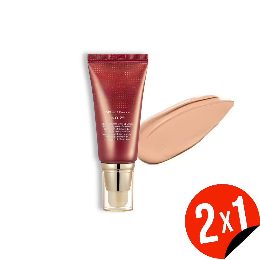 Base de Maquillaje de Cobertura Perfecta y Cuidado Avanzado (OFERTA 2X1)