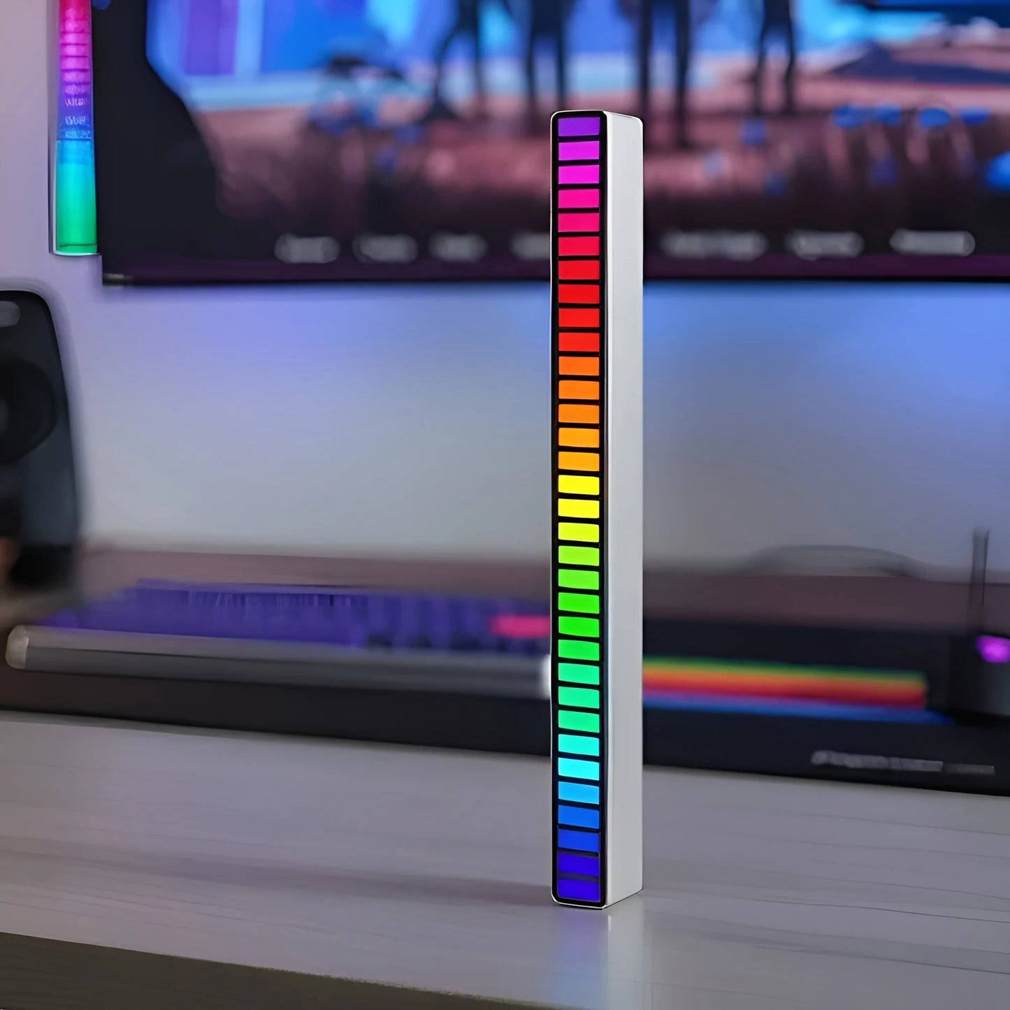 Barra de Luz LED RGB con Ritmo de Sonido Ambiental