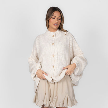 Abrigo de estilo casual y sofisticado