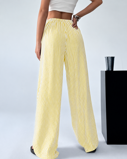 Pantalón Holgado de Rayas