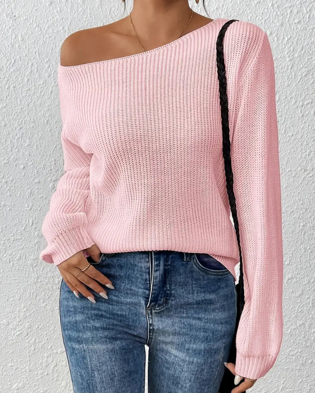 Suéter elegante de punto para mujer