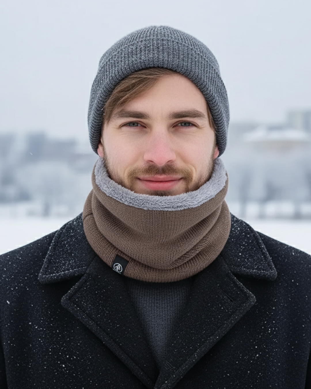 Bufanda de Cuello Elegante con Forro de Terciopelo®