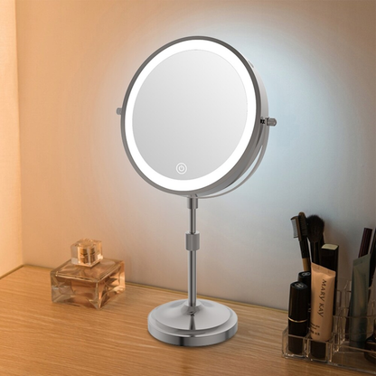 Espejo para maquillaje con luz LED®