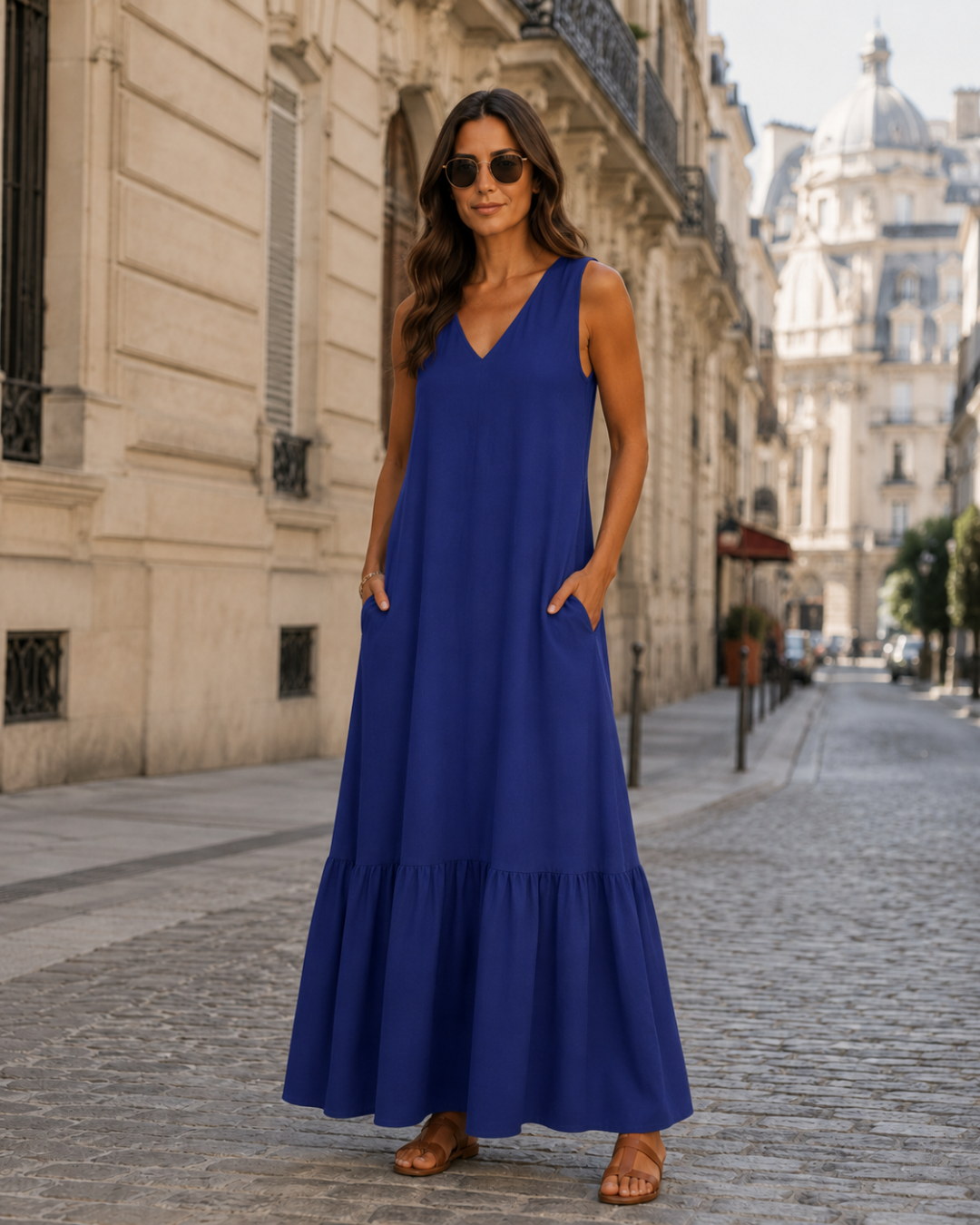 Vestido largo sin mangas®