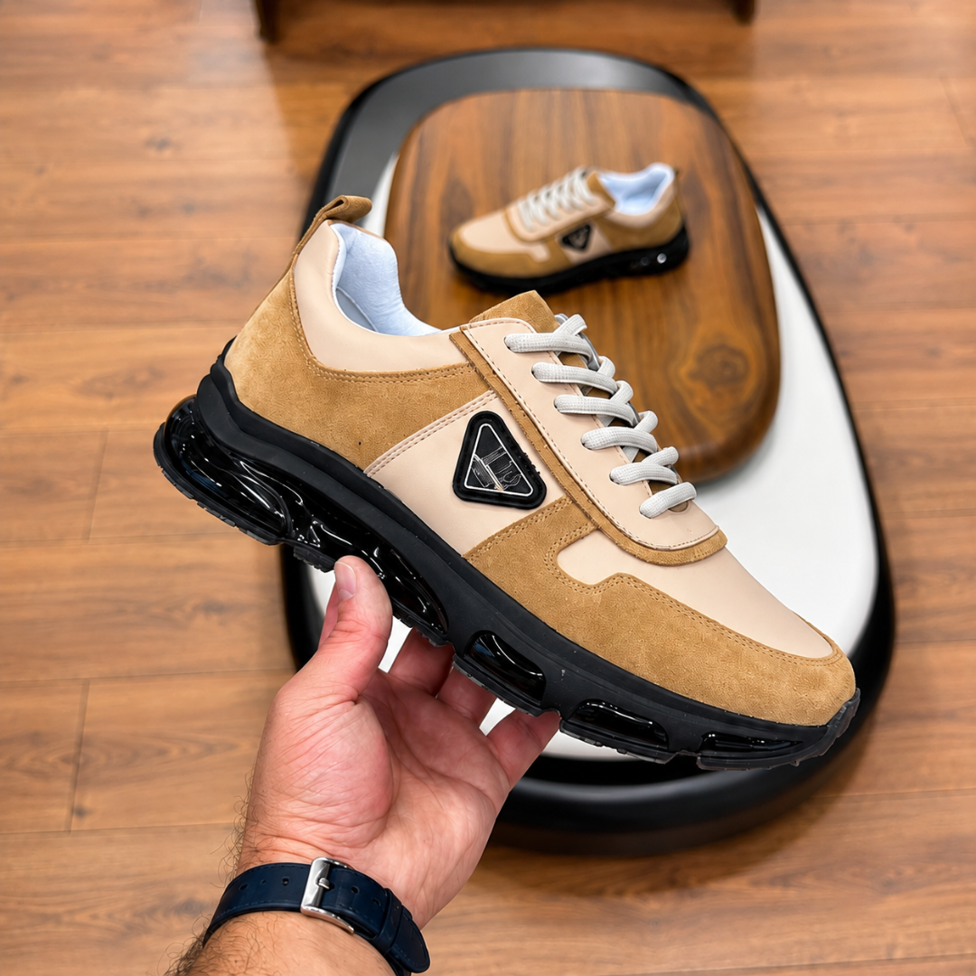 Zapatillas Deportivas en Piel y Gamuza®