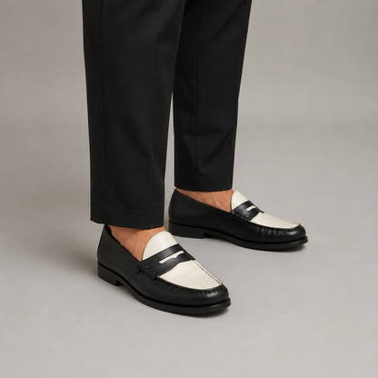 Mocasines Clásicos con Contraste Elegante