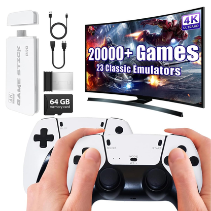 Consola de Videojuegos Retro Inalámbrica con Salida 4K®