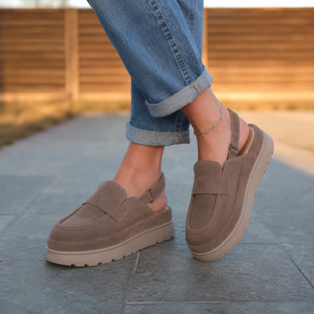 Zapatillas de suela gruesa