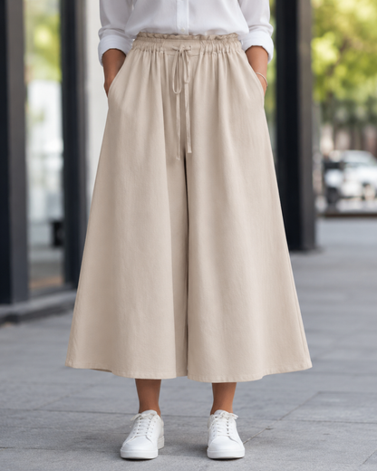 Pantalón Holgado de Corte Fluido®