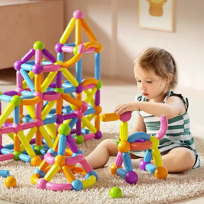 Juego de Construcción Magnético para el Desarrollo de los más Pequeños de la Casa -42 Piezas