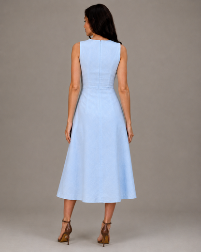 Vestido Largo de Lino sin mangas