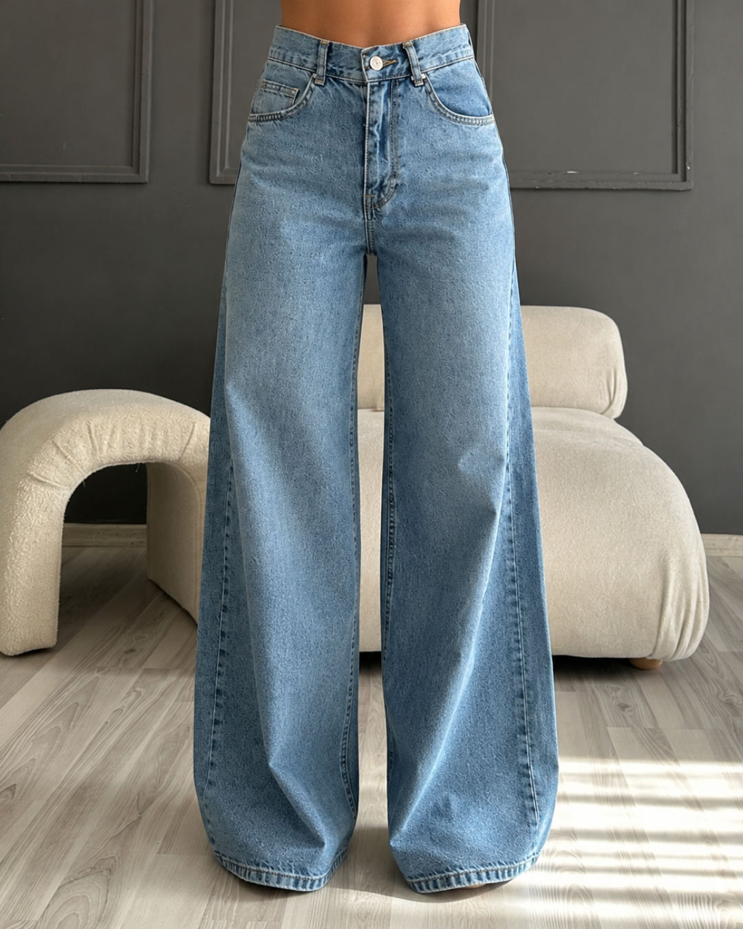 Pantalón Vaquero de Pernera Ancha