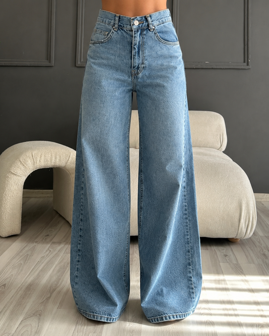 Pantalón Vaquero de Pernera Ancha