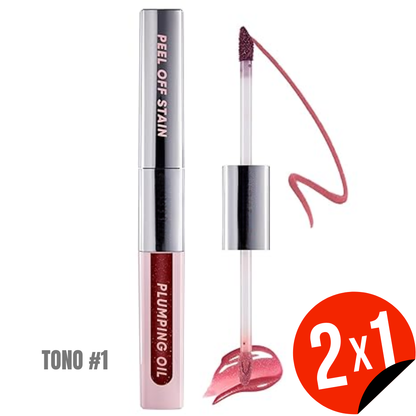 Labial Dúo de Larga Duración y Efecto Voluminizador (OFERTA 2X1)