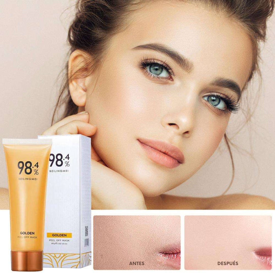 Mascarilla Facial con Partículas de Oro y Ácido Hialurónico