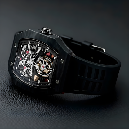 Reloj de Lujo Con Fibra de Carbono Forjada Para Hombre