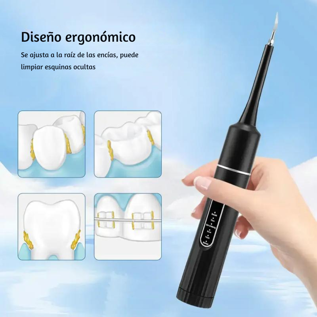Limpiador Dental Eléctrico Profesional Para Sonrisa Impecable y Salud Bucal Avanzada