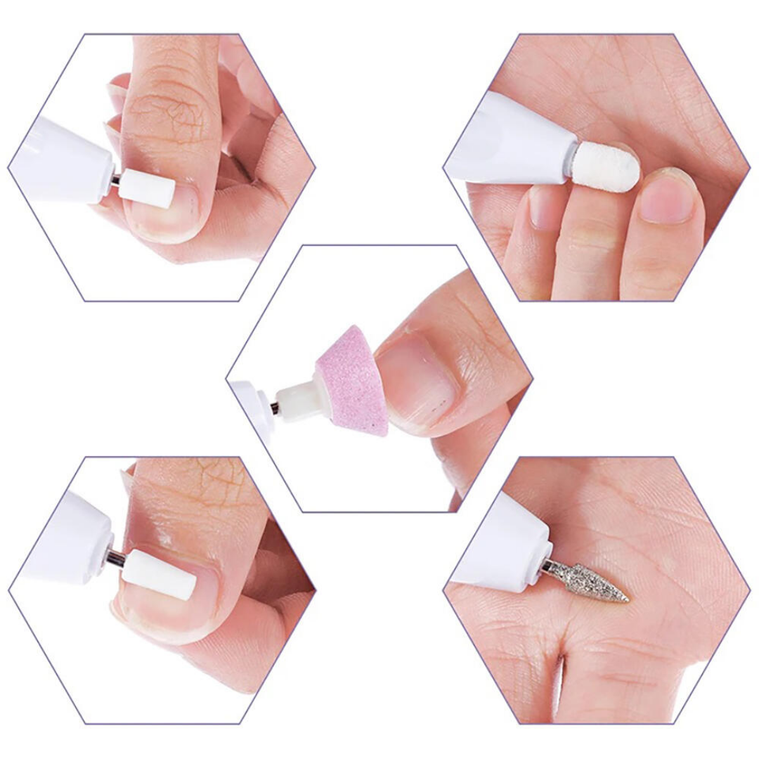 Set Profesional de Manicura y Pedicura 5-en-1