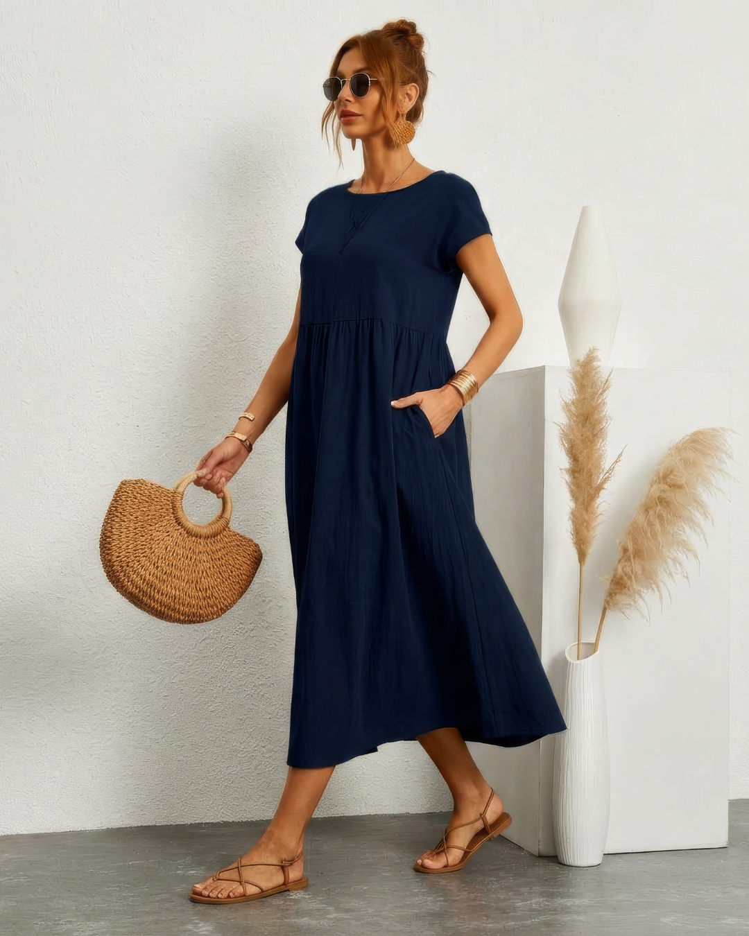 Vestido Largo con Estilo Boho