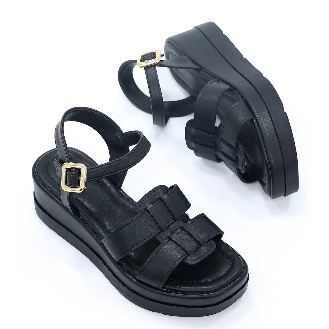 Sandalias de Cuña con Correa Ajustable®