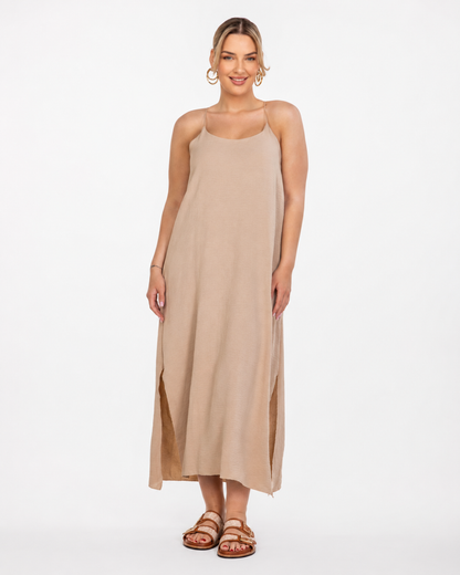 Vestido largo con tirantes®