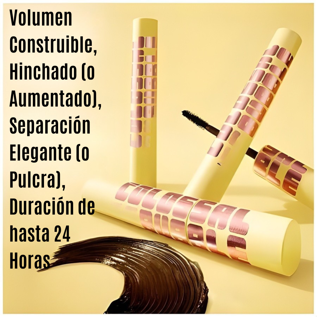 Máscara de Pestañas Voluminizadora con Rizo Elástico (OFERTA 2X1)