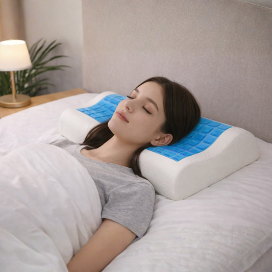 Almohada Cervical de Espuma Viscoelástica con Gel y Certificación de Calidad