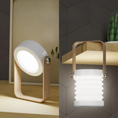 Lámpara LED Plegable Multifunción con Iluminación Versátil y Diseño Minimalista