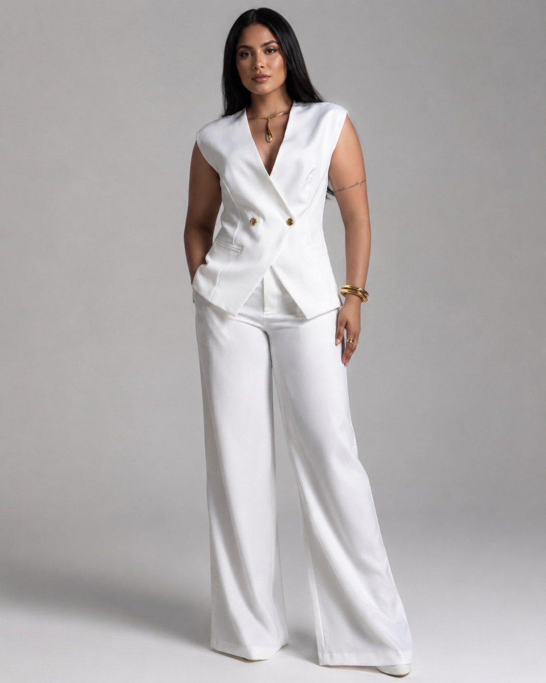 Conjunto elegante de alfaiataria®
