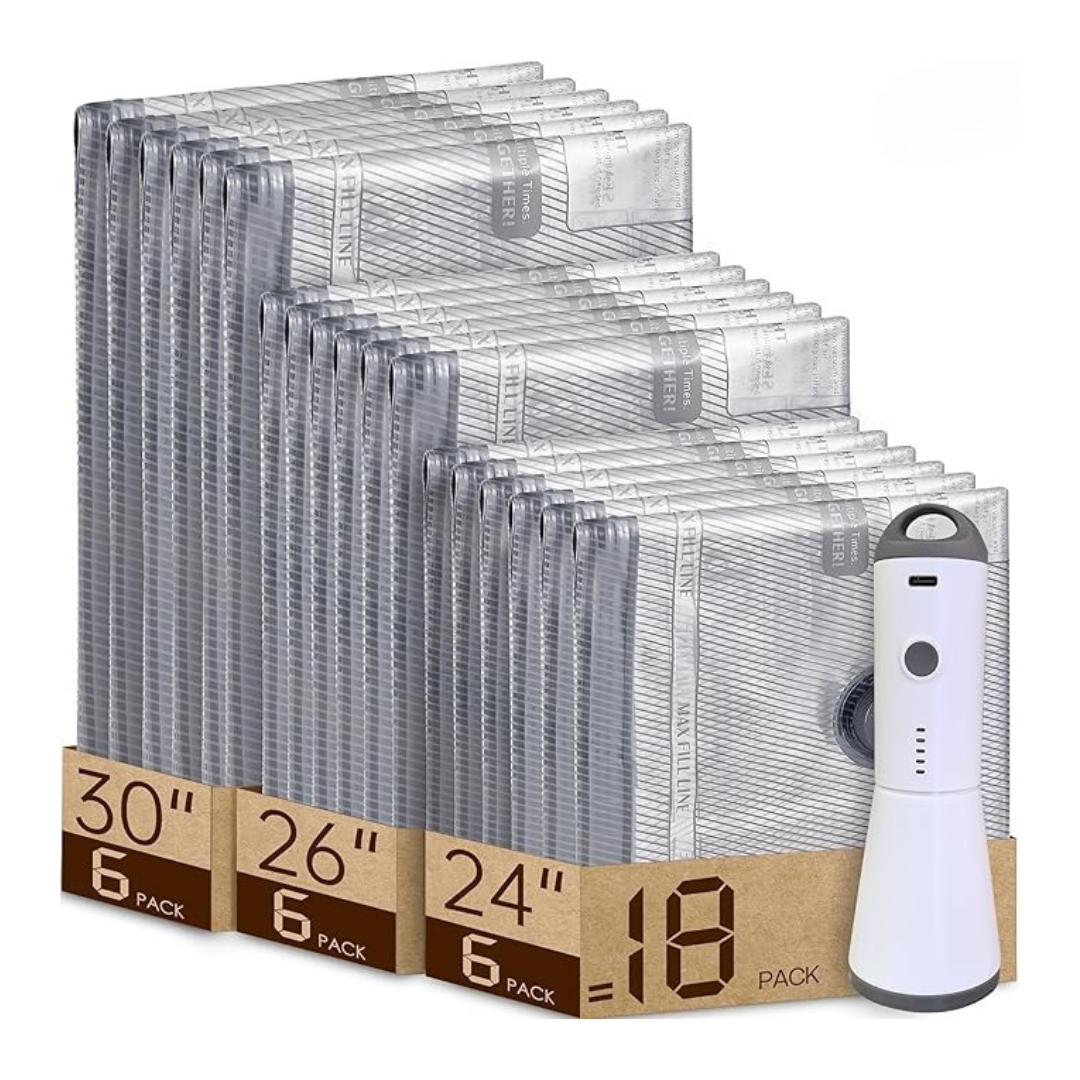 Bolsas de almacenamiento al vacío para viajes