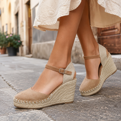 Sandalias de Cuña con Punta Cerrada®