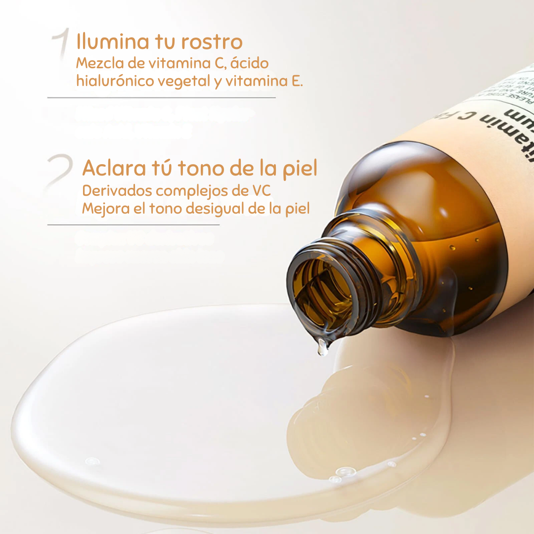 Serum Facial Revitalizante de Vitaminas C y E - 60ml (OFERTA 2X1)®
