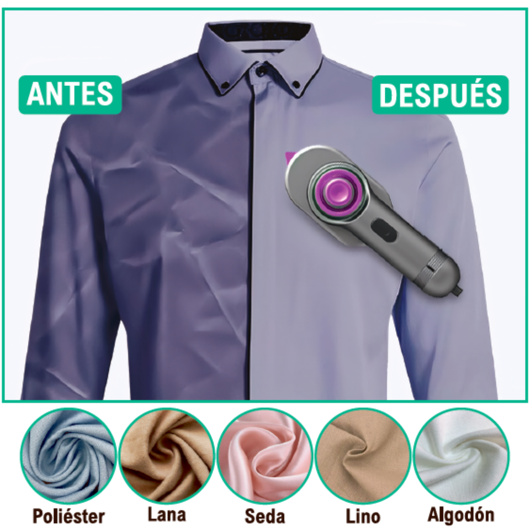 Plancha de Vapor Compacta de Doble Posición