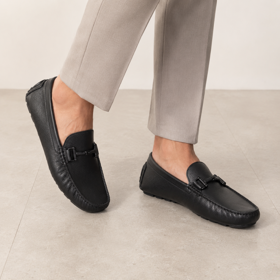 Mocasines de Piel Elegante®