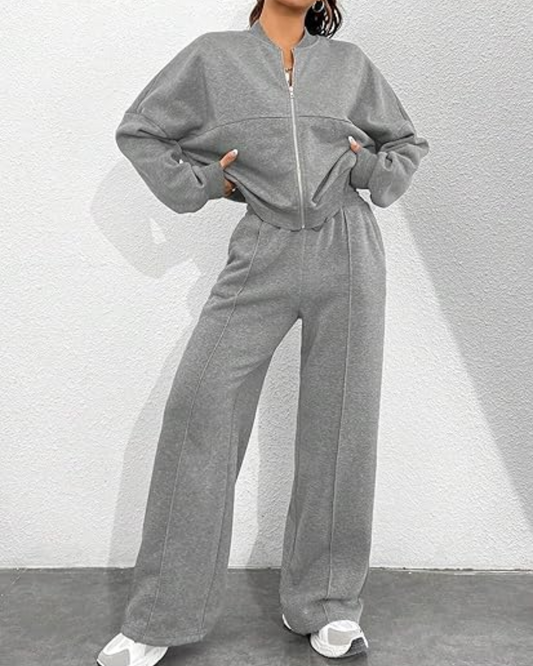 Conjunto deportivo con tejido suave para para mujer