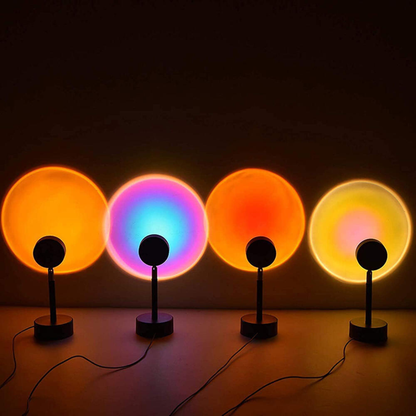 Lámpara LED con Efecto de Proyección de Atmósfera Cálida