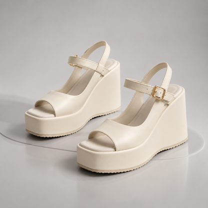 Sandalias de Cuña en Piel®