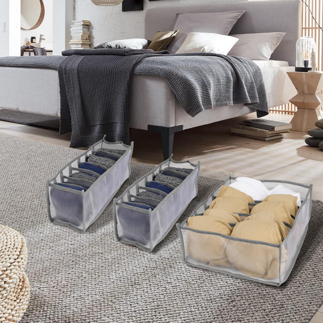 Set de 6 Organizadores Premium para Maximizar el Espacio en tus Cajones