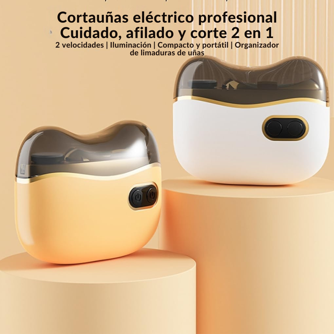 Lima eléctrica de uñas con limado suave 360°