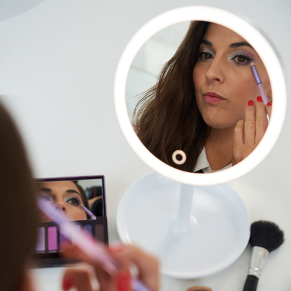 Espejo para maquillaje con luz LED®